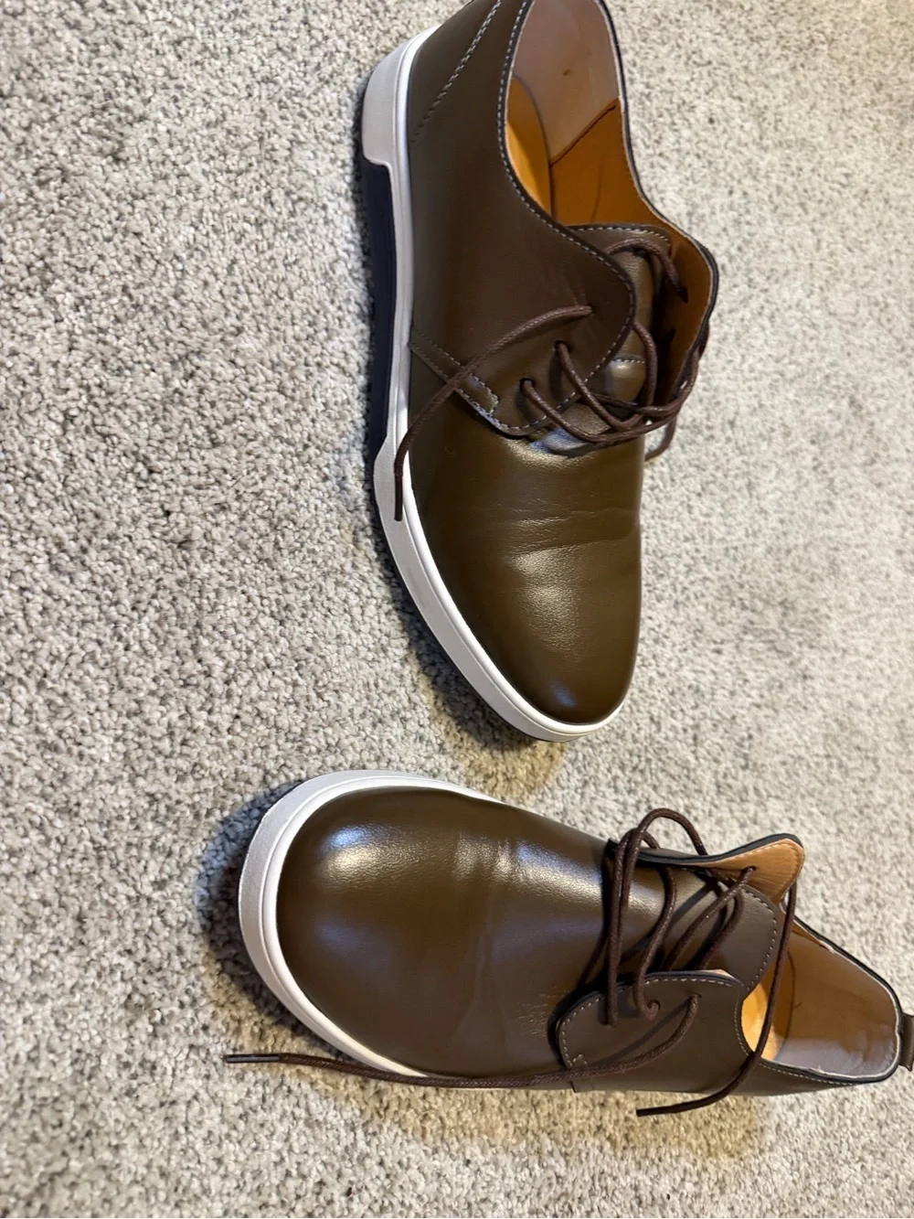 Brown Leather Lace-Up Men’s Shoe